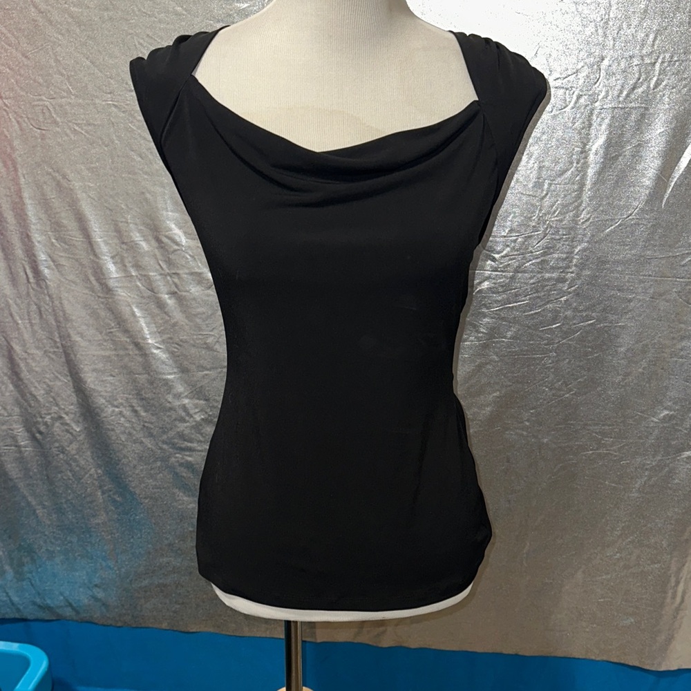 Express Black Cowl Neck Blouse